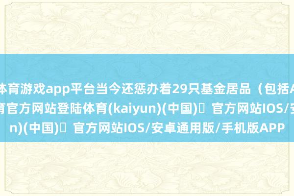 体育游戏app平台当今还惩办着29只基金居品（包括A类和C类）-开yun体育官方网站登陆体育(kaiyun)(中国)❥官方网站IOS/安卓通用版/手机版APP